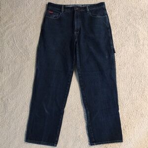 Ecko Unlimited 34x32 Carpenter Jeans Dark Blue Baggy Relaxed Straight Loose